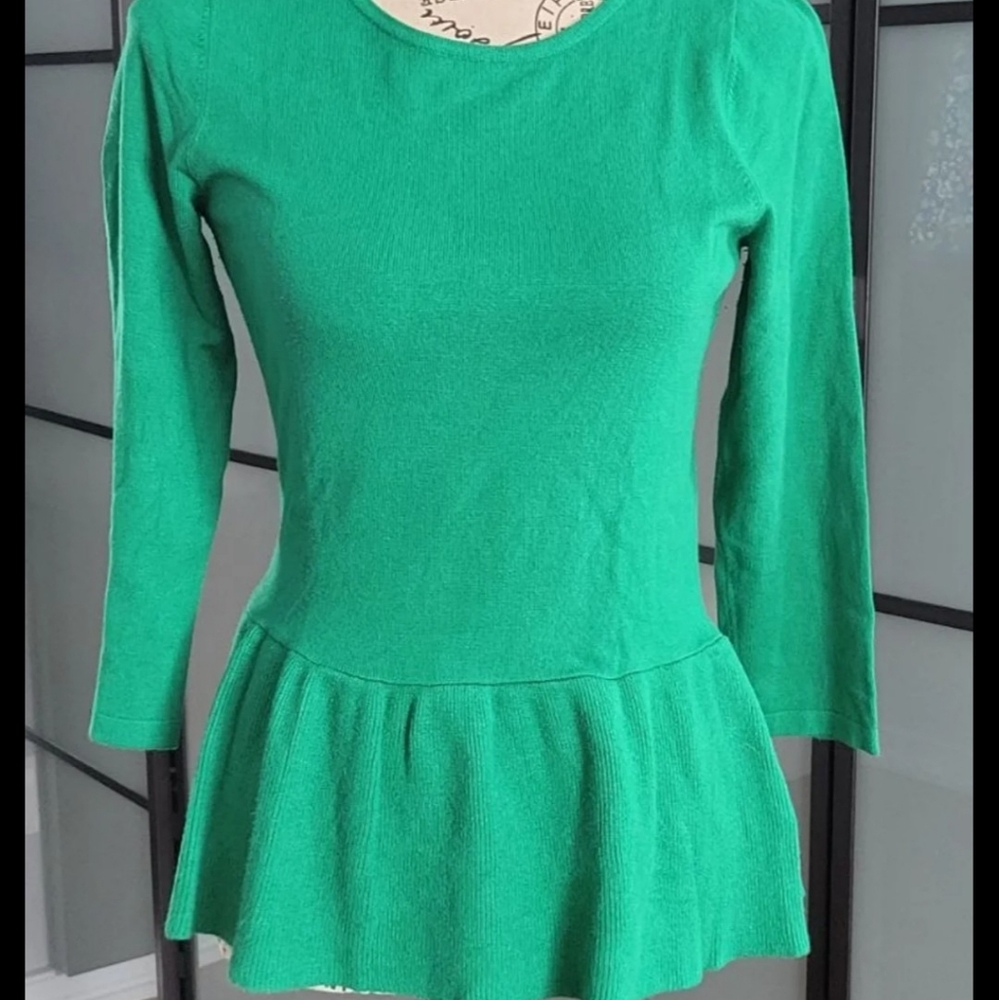Peplum sweater